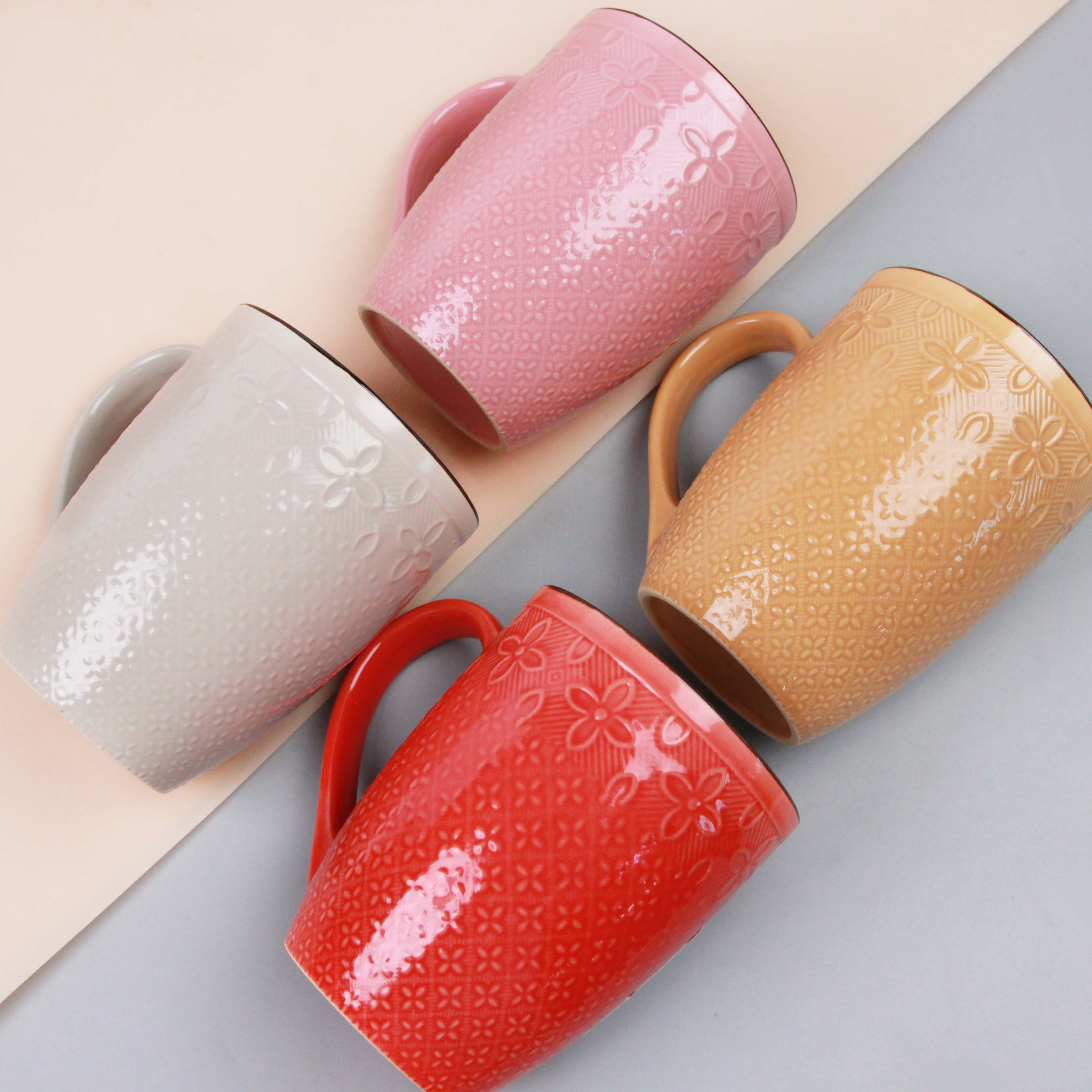 Sh15217 Colored Glaze Ceramic Cup (Random Color)