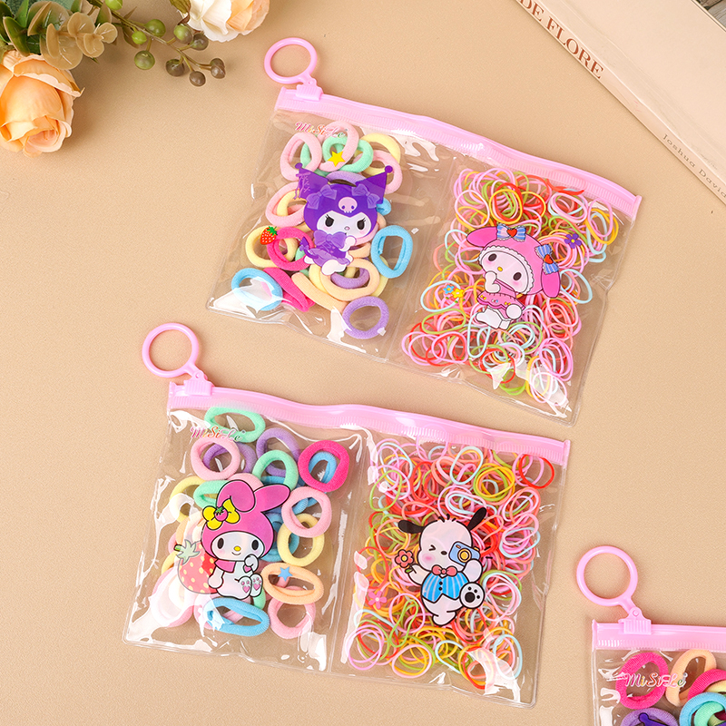 Zipper wrap cotton rubber band pull continuously combination (color) - Image 3