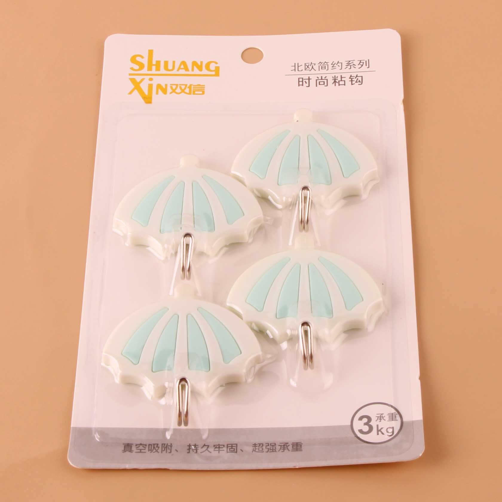 Shuangxin Four Umbrella Adhesive Hooks (418)