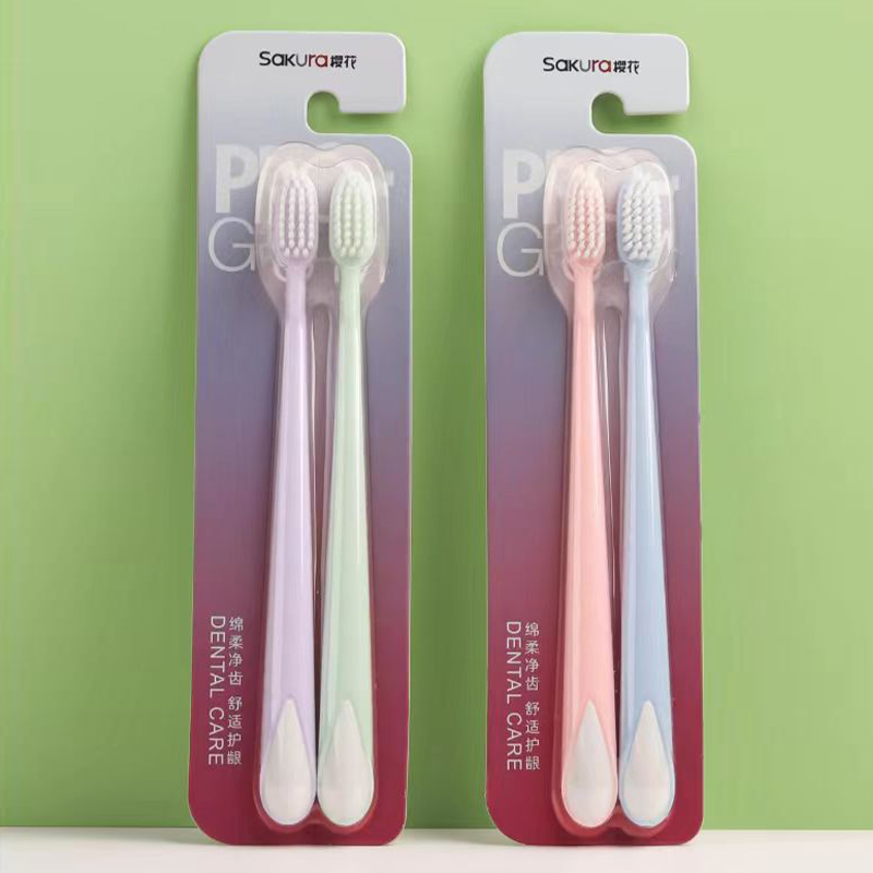 Cherry Blossom Super Soft Grinding Toothbrush A- 606