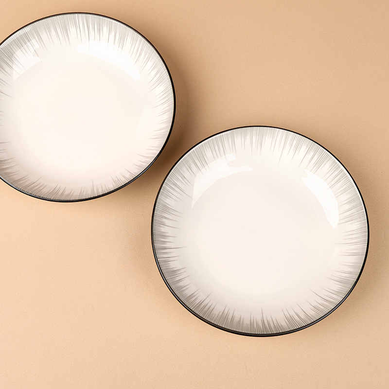 Yongfeng 7-inch fruit plate (time gray) - Image 2