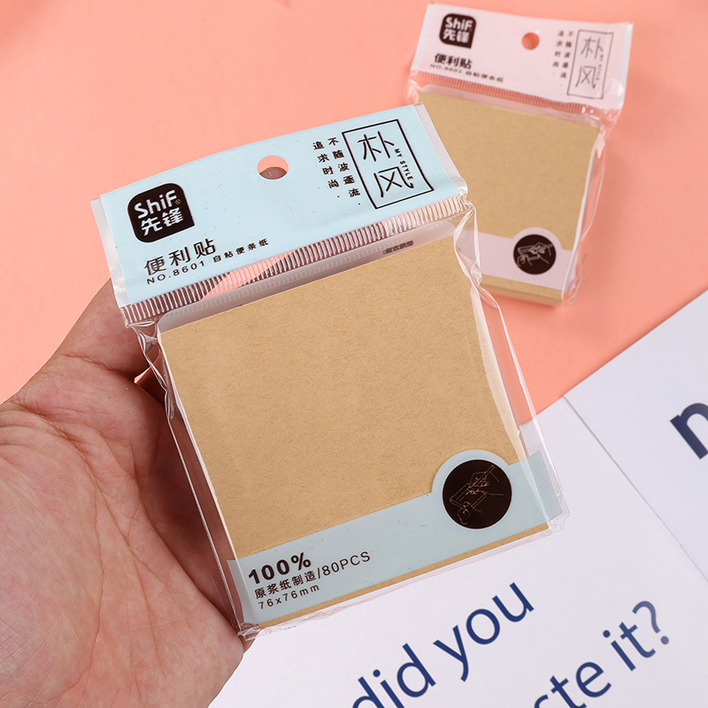 Pioneer 8601 Kraft Post-it Notes - Image 3