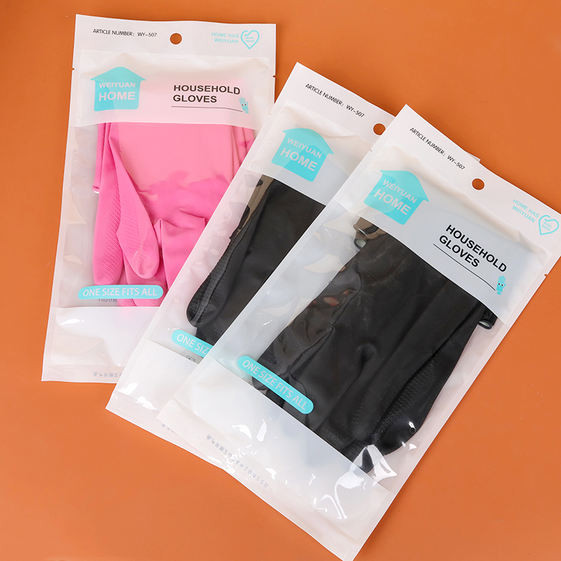 507 spray velvet household gloves (mixed color)