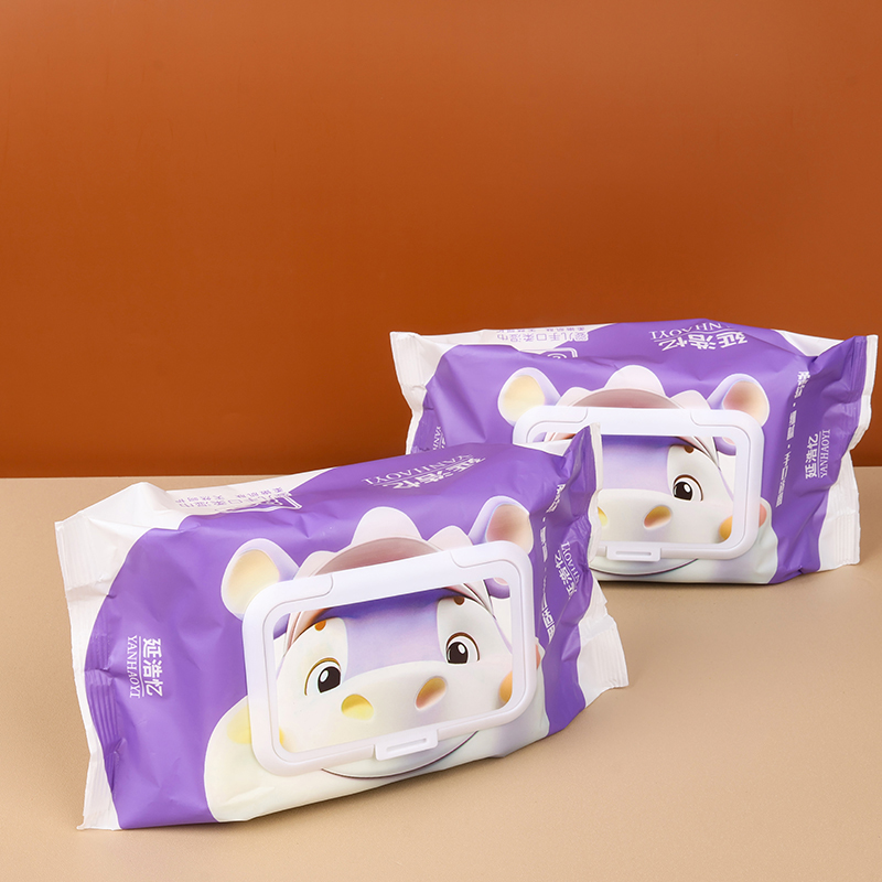 Yan Hao Yi 0026 Purple Baby Hand Soft Wet Wipes