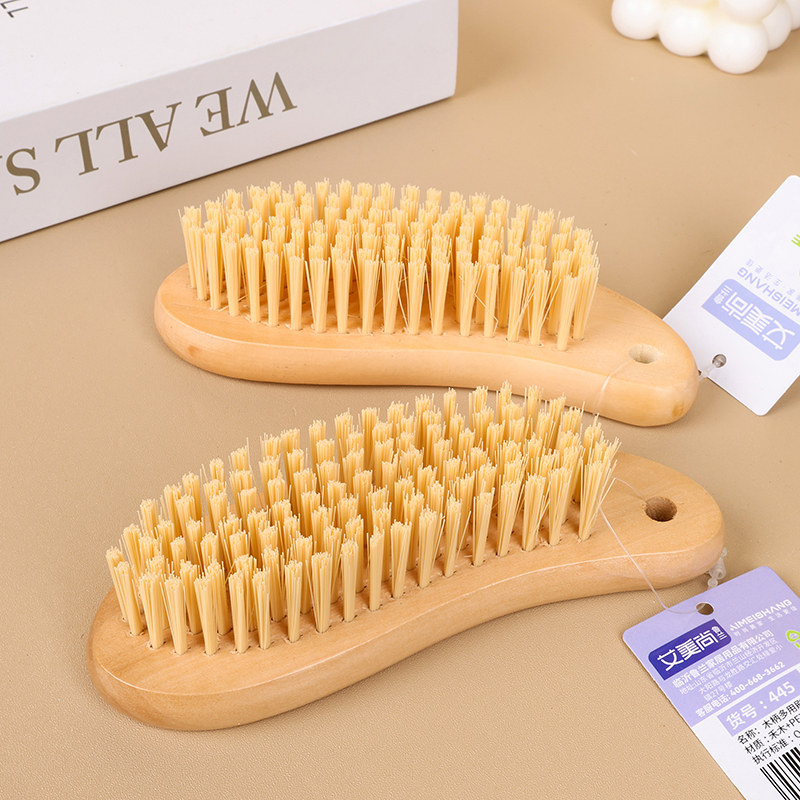 AMS-445 multi-purpose brush with wooden handle