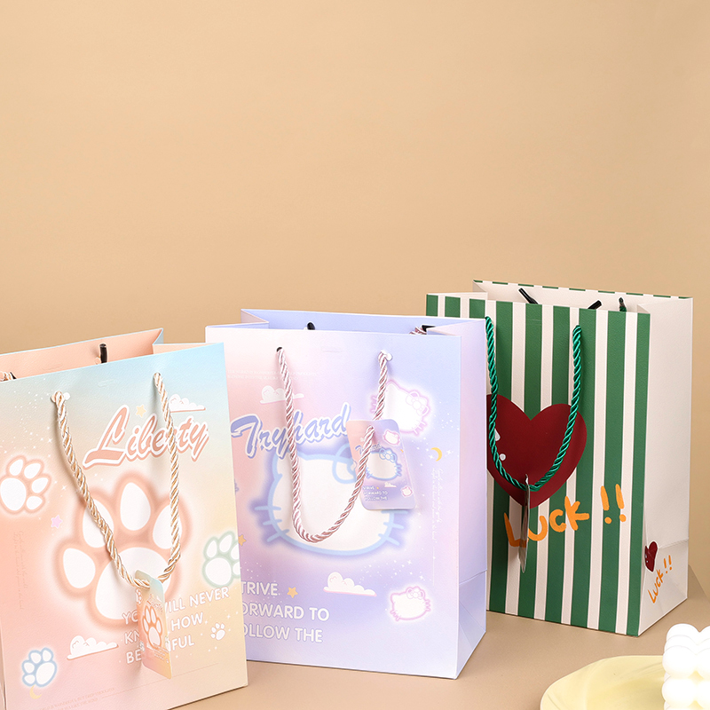 Simple hanging tag medium gift bag (vertical) 18.5*24*10 - Ảnh 2