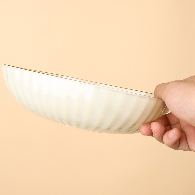 7103 gilded white square fruit plate - Image 3