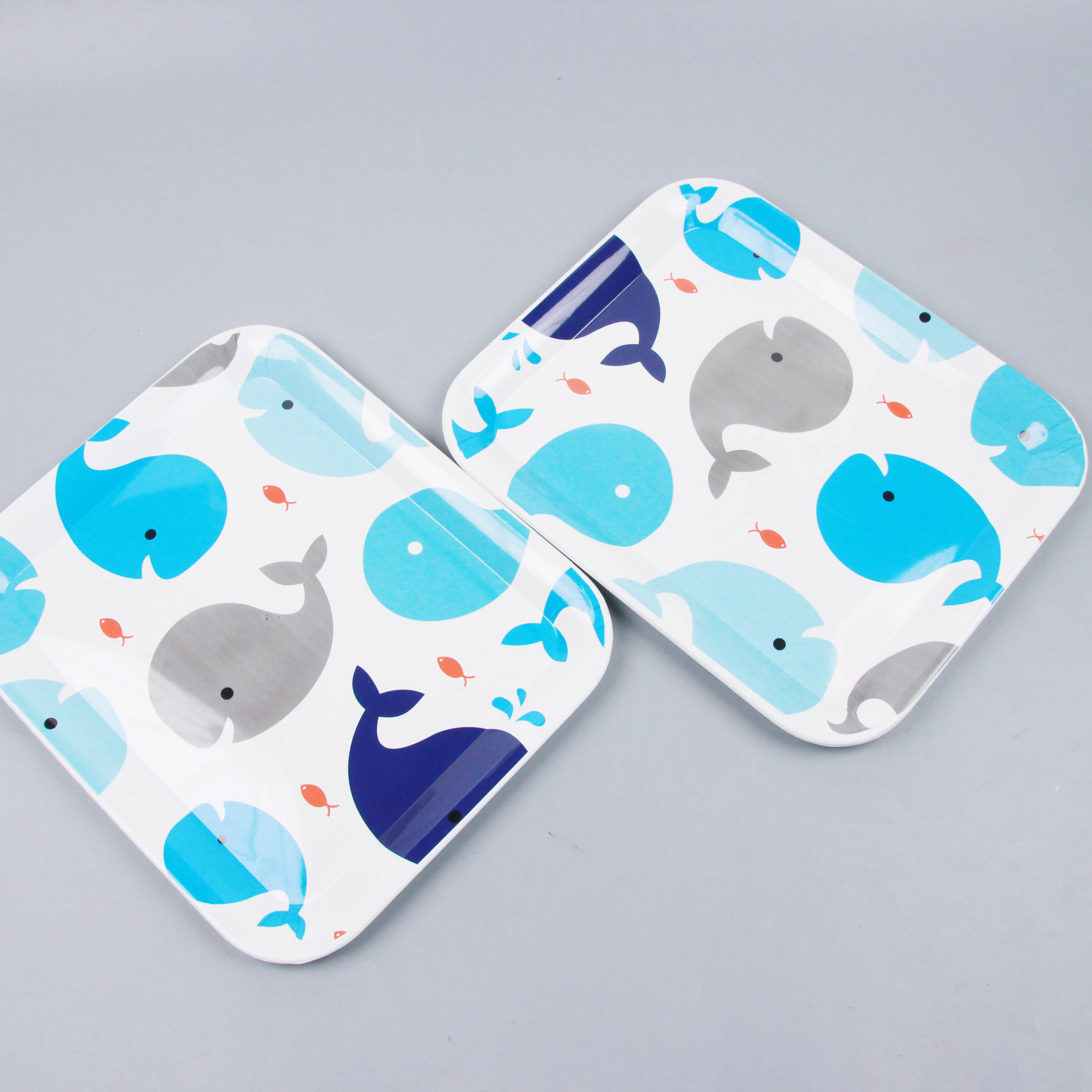 8711 multifunctional cartoon square dinner plate