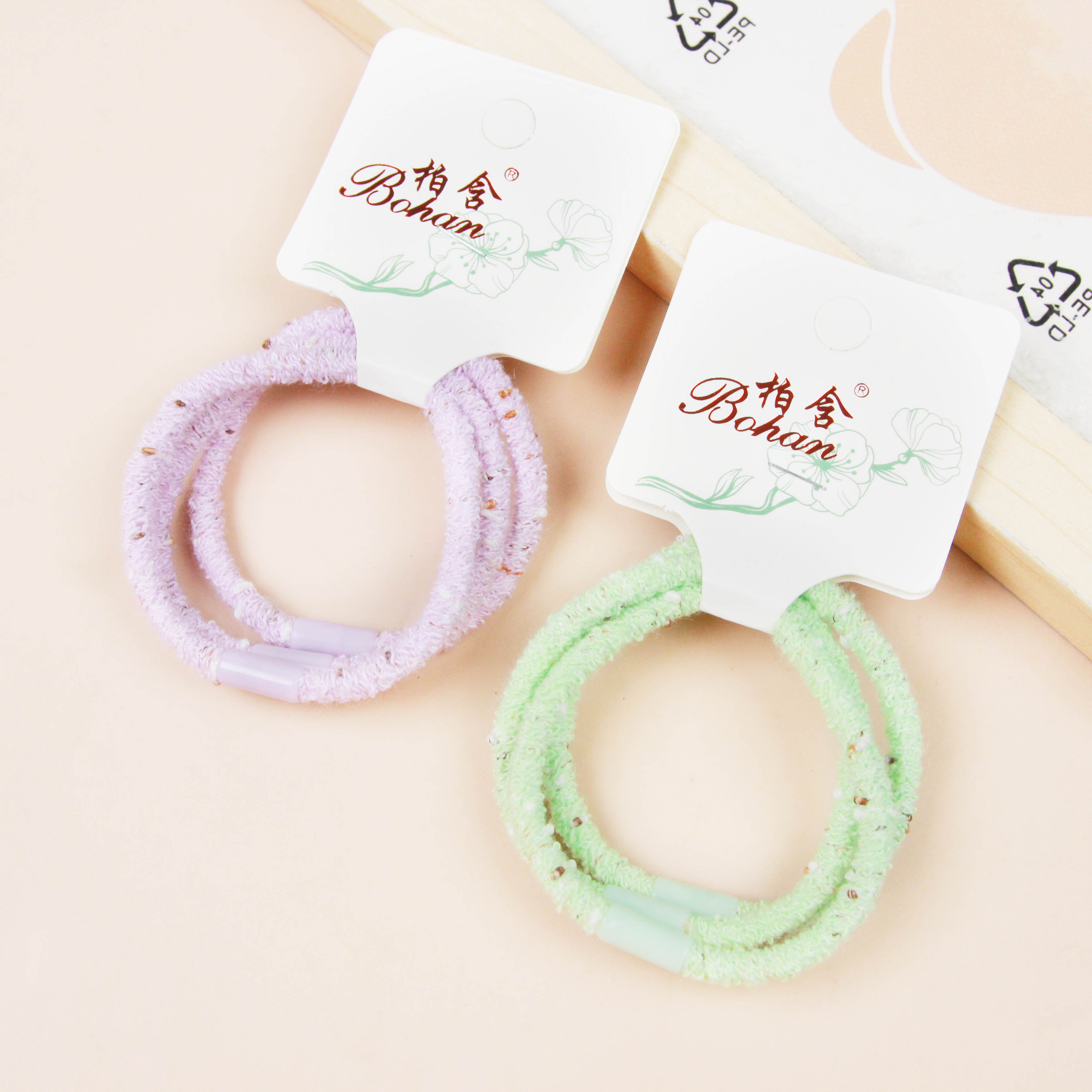 Three Simple Colorful Basic Hair Ties
