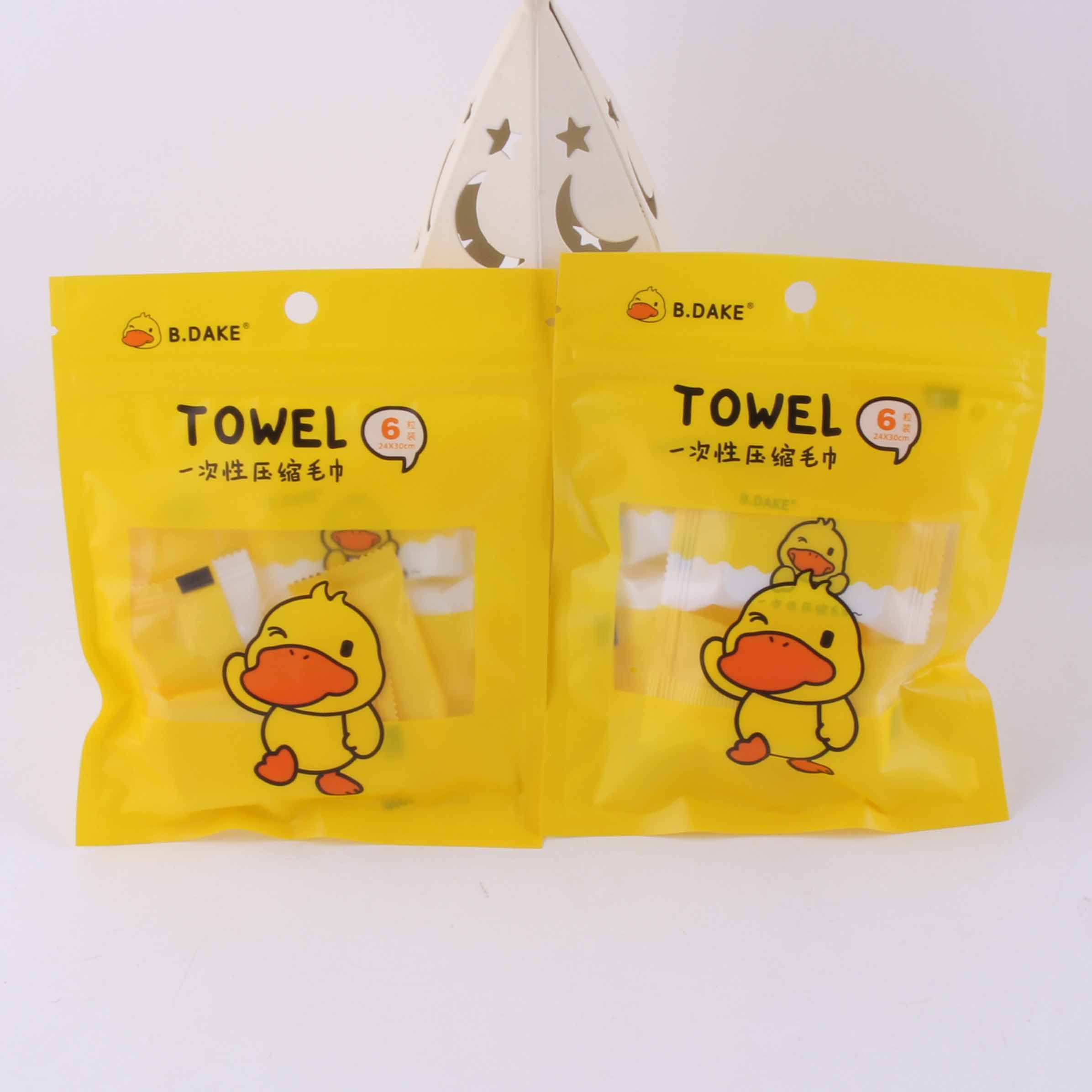 Bdk-1488 Six Pieces Disposable Compressed Towels (24*30Cm)