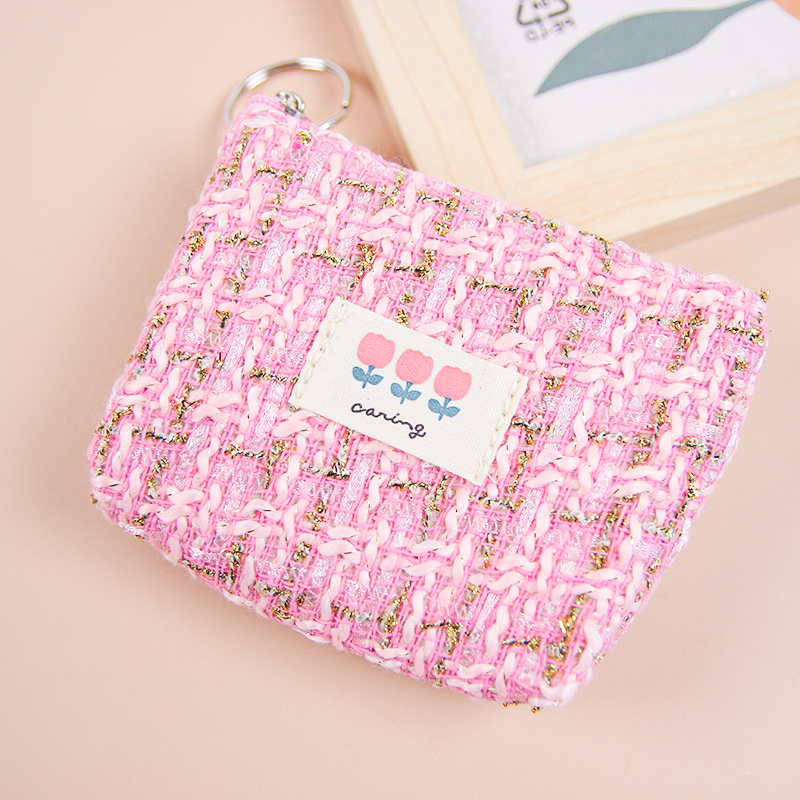 Chanel Style Label Small Clutch Bag