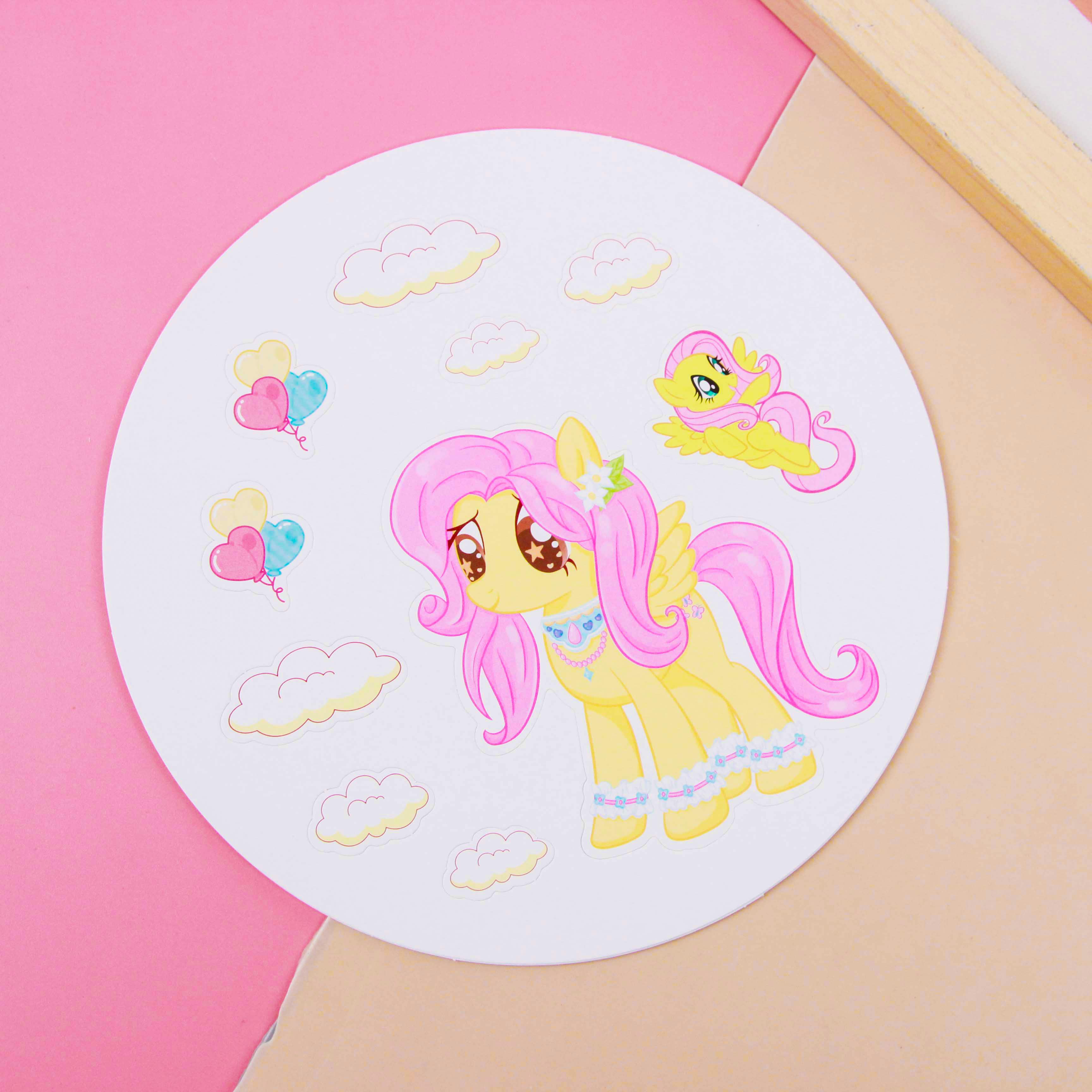 FYK-9073 three-dimensional layered lace fan (DIY) - Image 3