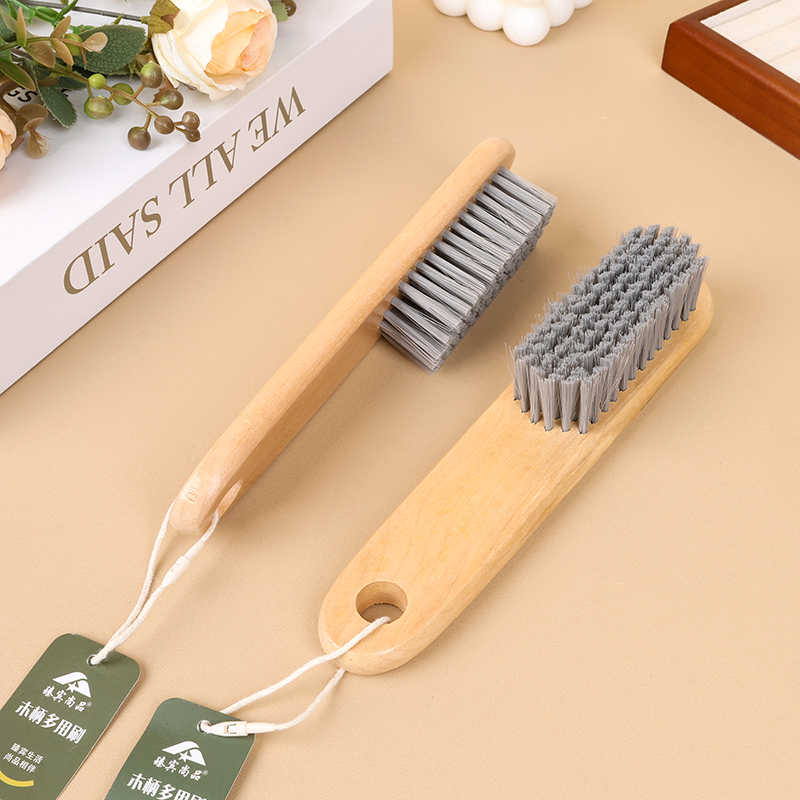 205 wooden handle multi-purpose brush