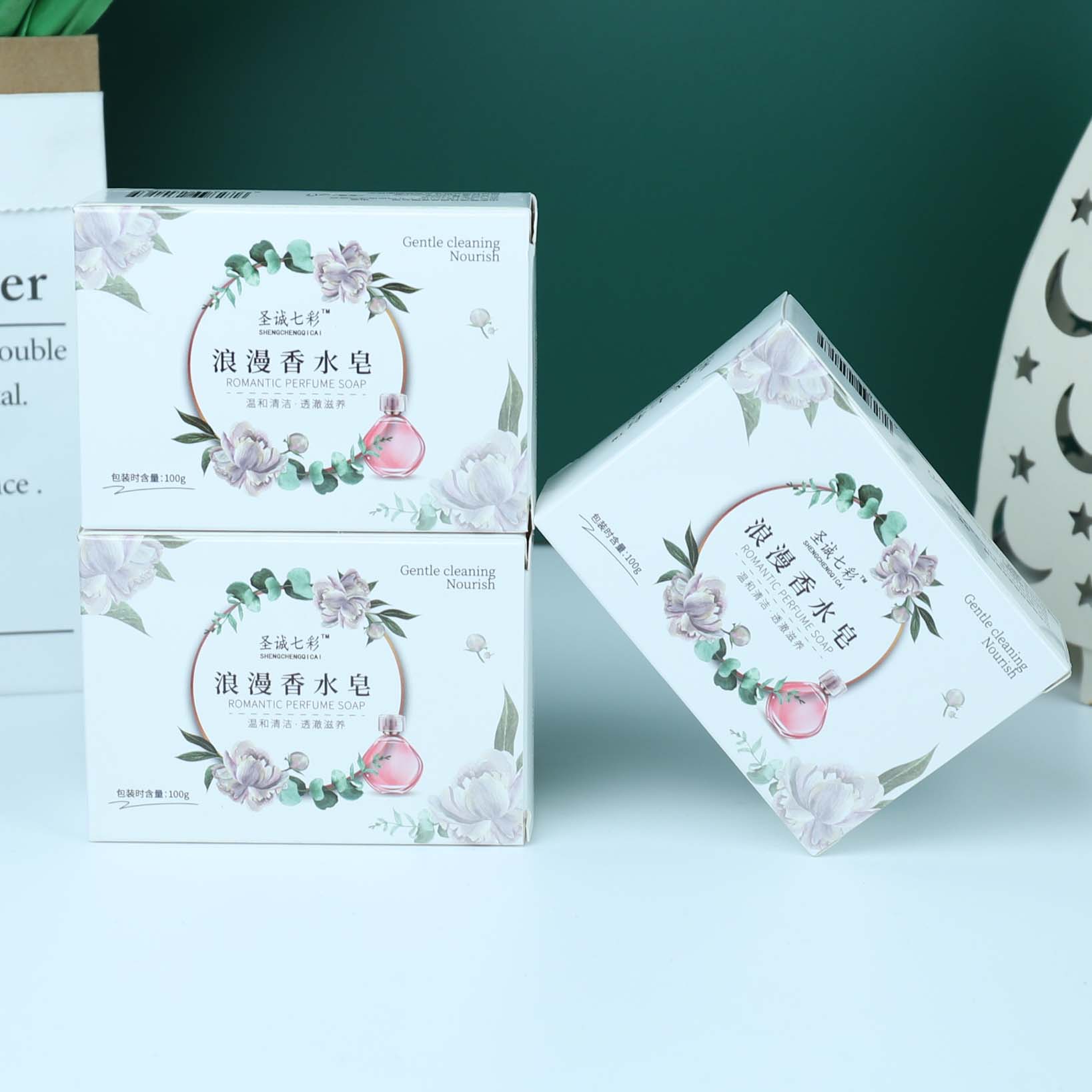 Romantic Perfume Soap (Net Weight 100G)