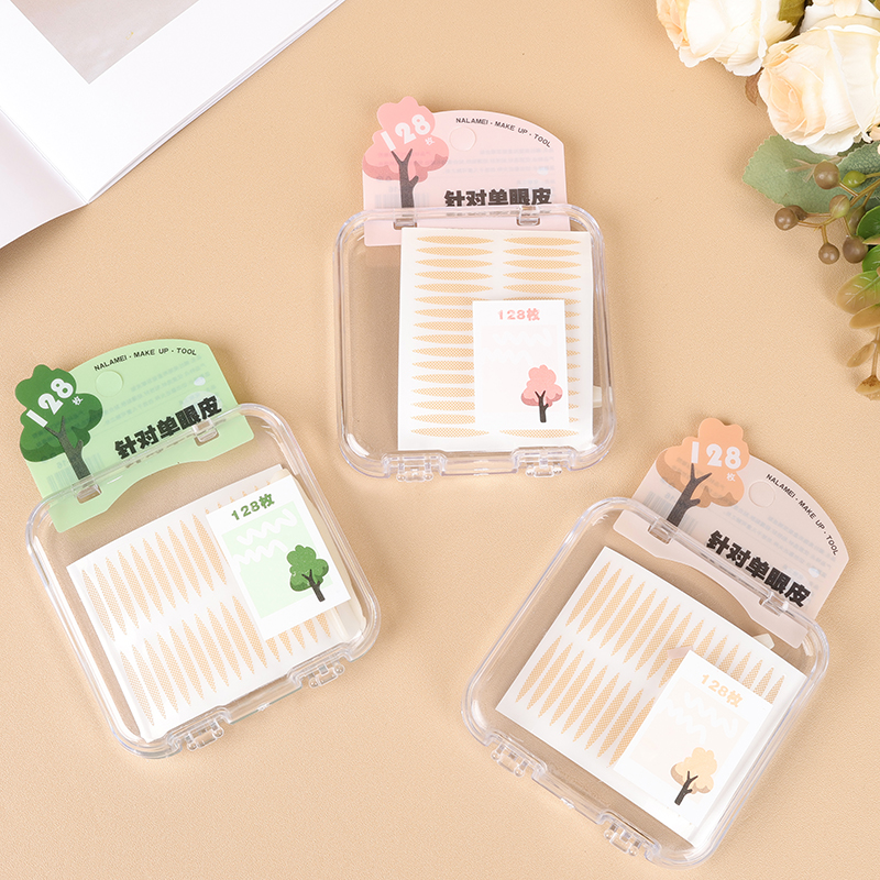 YH-16 boxed lace narrow double eyelid stickers (4 pieces)