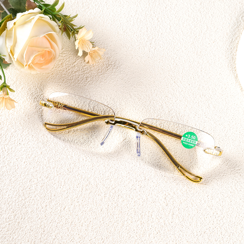 1957 gold-foot anti-blue light reading glasses - Image 2