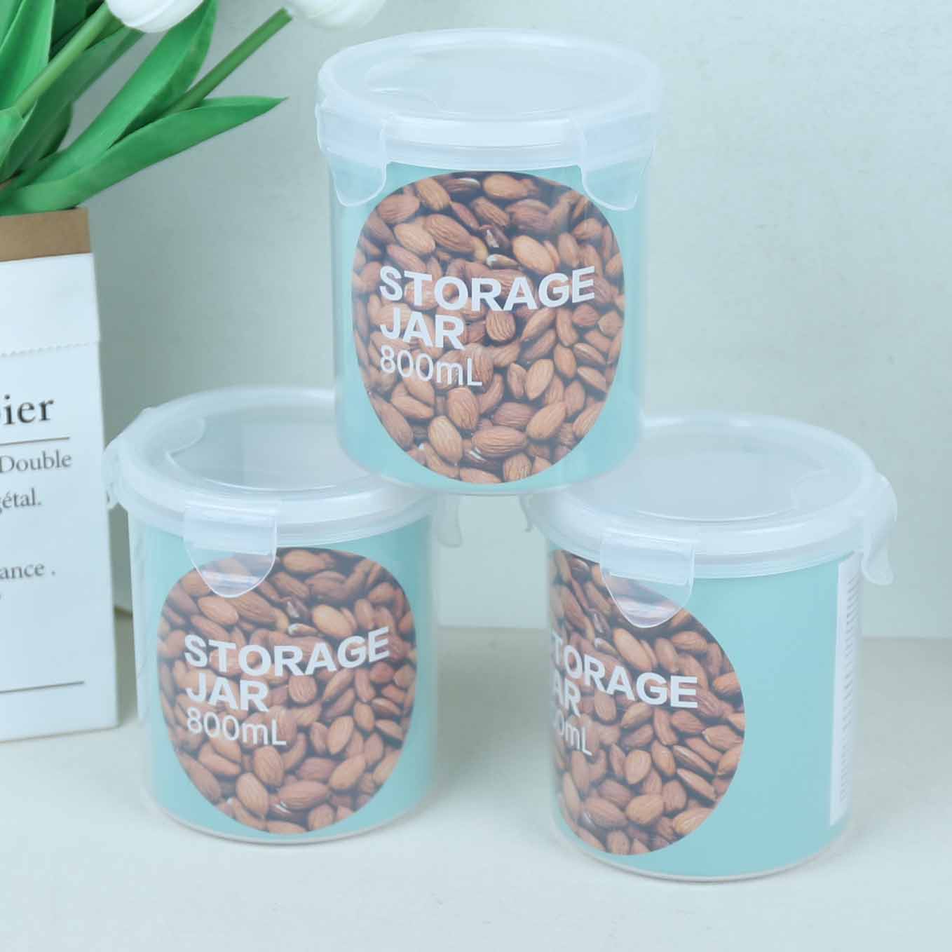 Yidele Small Sealed Storage Jar 8732