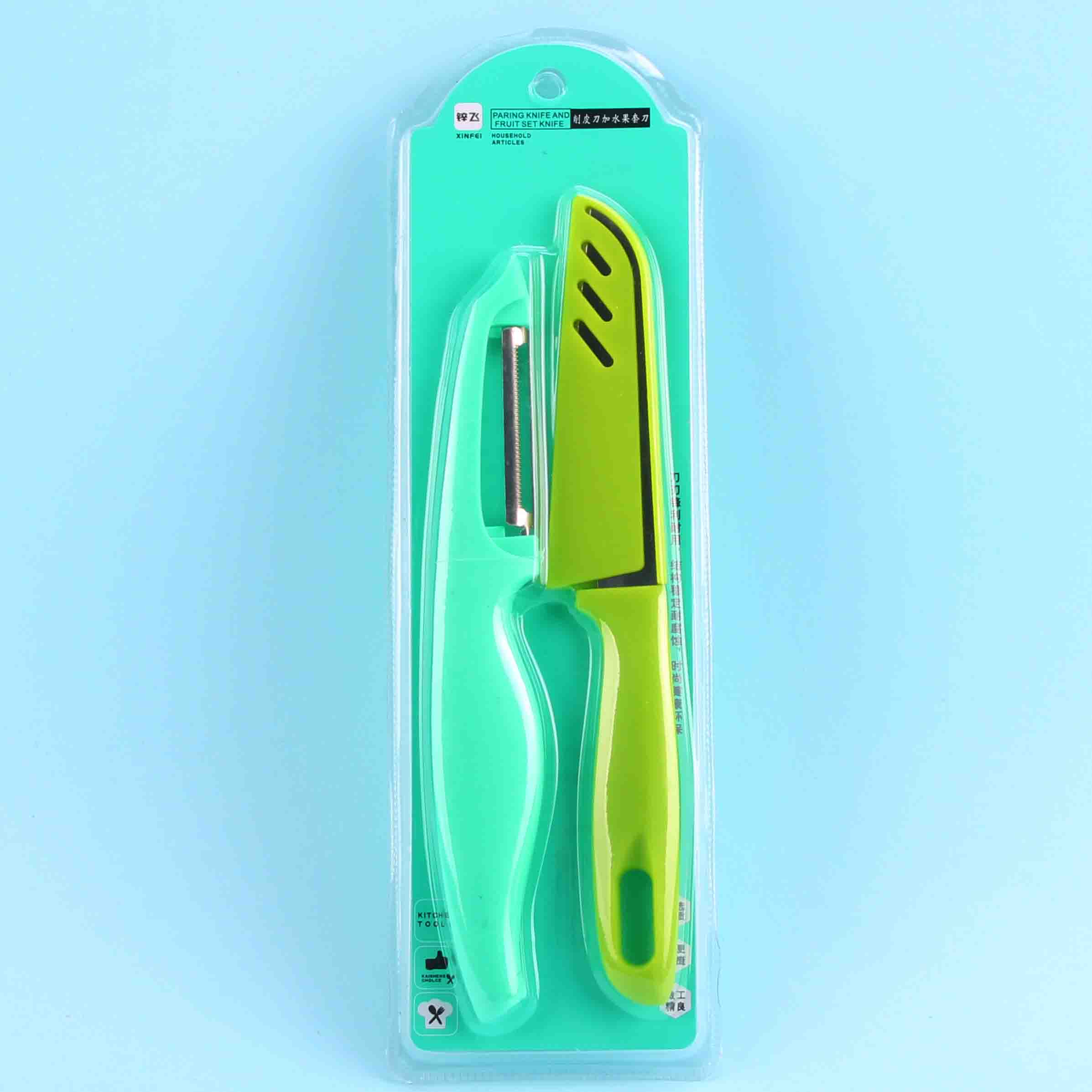 Zinc Fly 018 Peeler + Fruit Knife