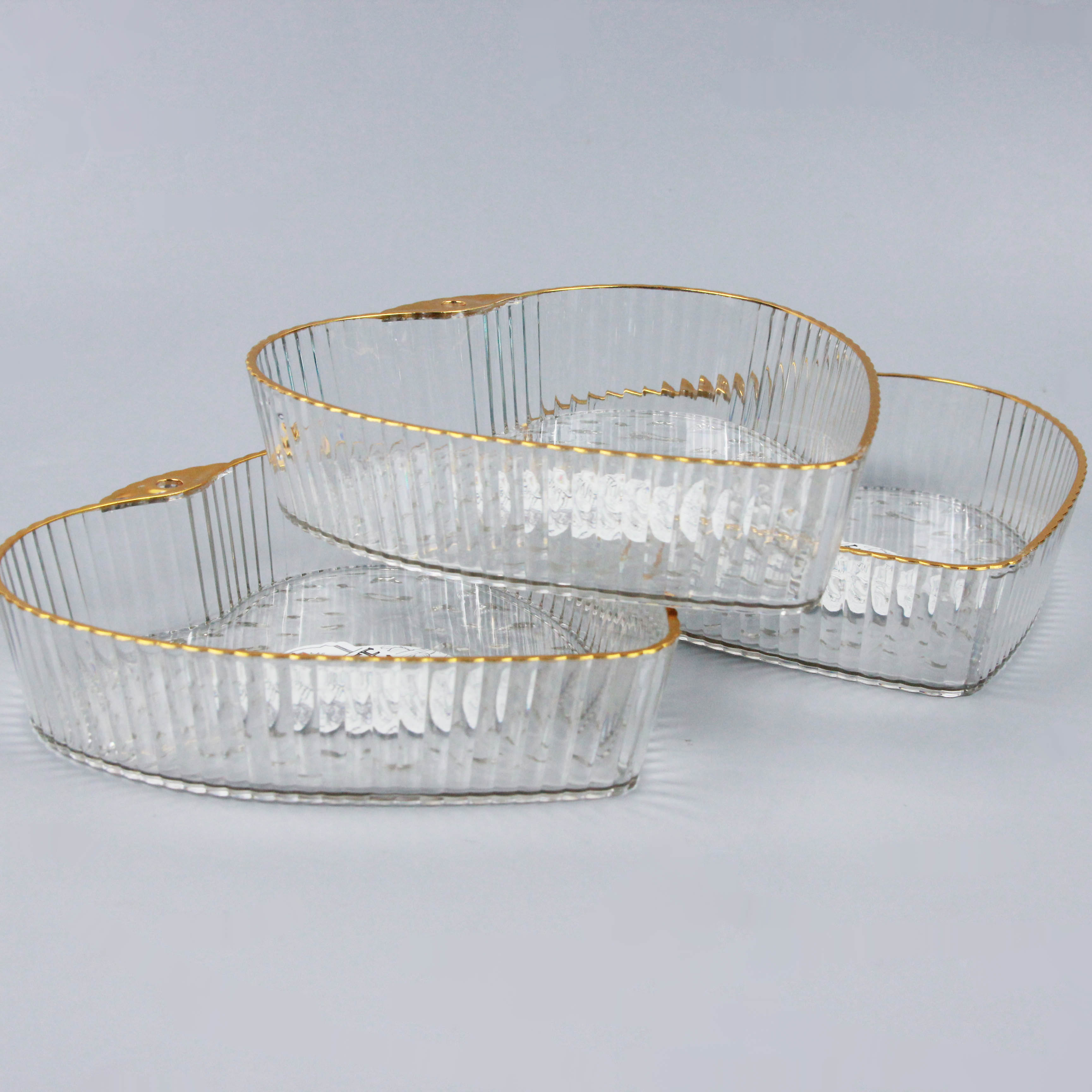 9003 small gilded love fruit plate