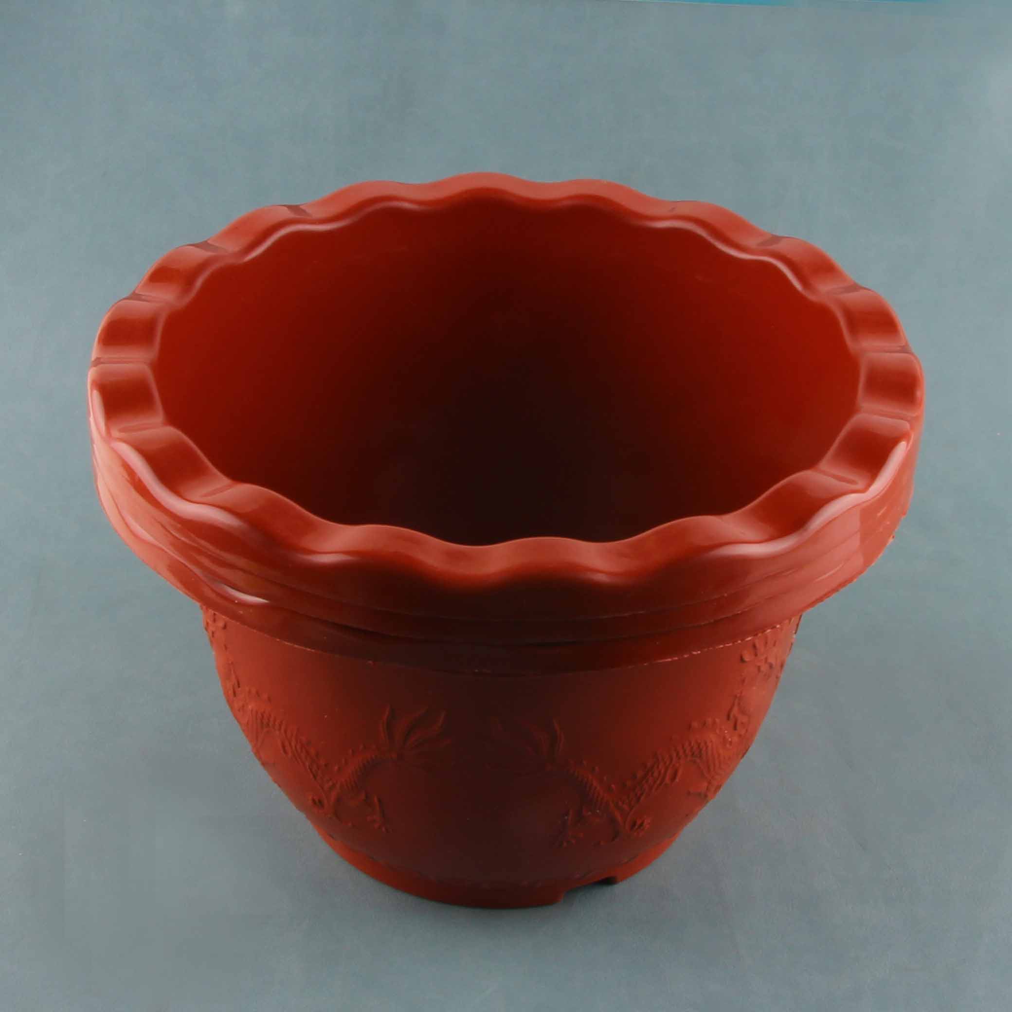 A-61 Red Lace Flower Pot - Image 2