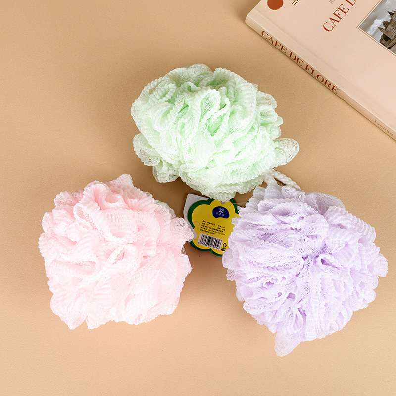 005 embossed bath flower bath towel