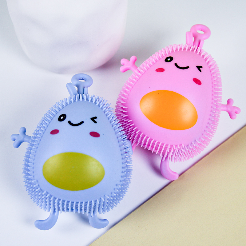 Glitter avocado fuzz ball - Image 3