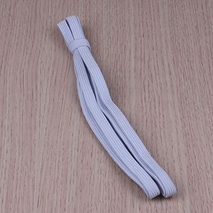 White Flat Elastic Band