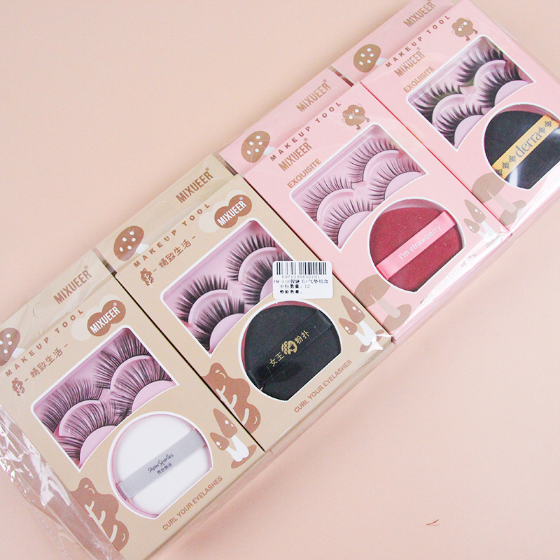 Ym-018 False Eyelashes + Cushion Foundation Combo (2 Pairs) - Image 4
