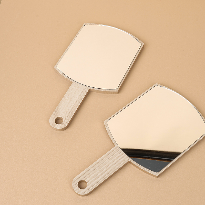 0063 handle square makeup mirror
