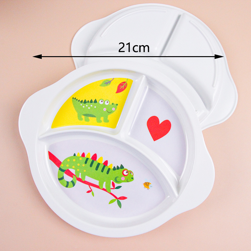888-1 Children’S Three-Compartment Dinner Plate