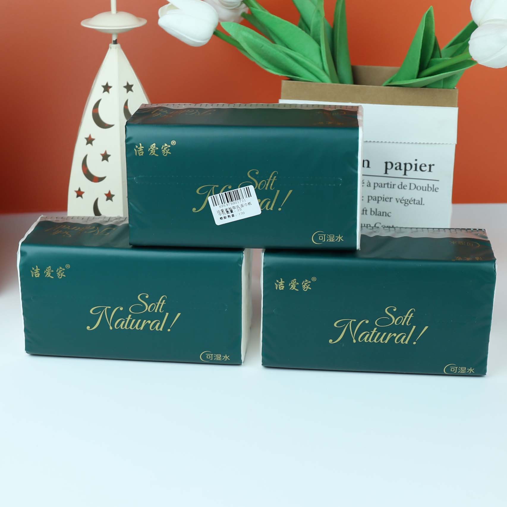 Jieaijia Pull-Out Facial Tissue - Image 3