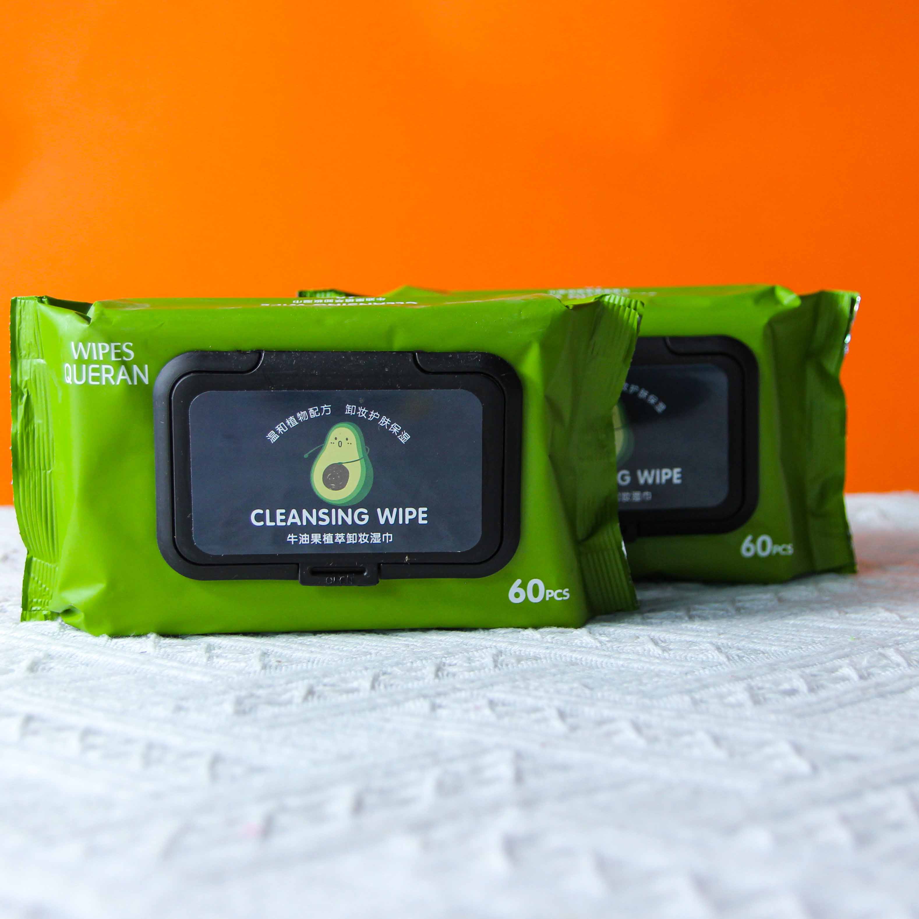 Cute Rabbit 1494 Avocado Covered Wet Wipes (70 Packs)