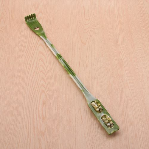 Ty307 Faux Jade Double Wheel Scratcher