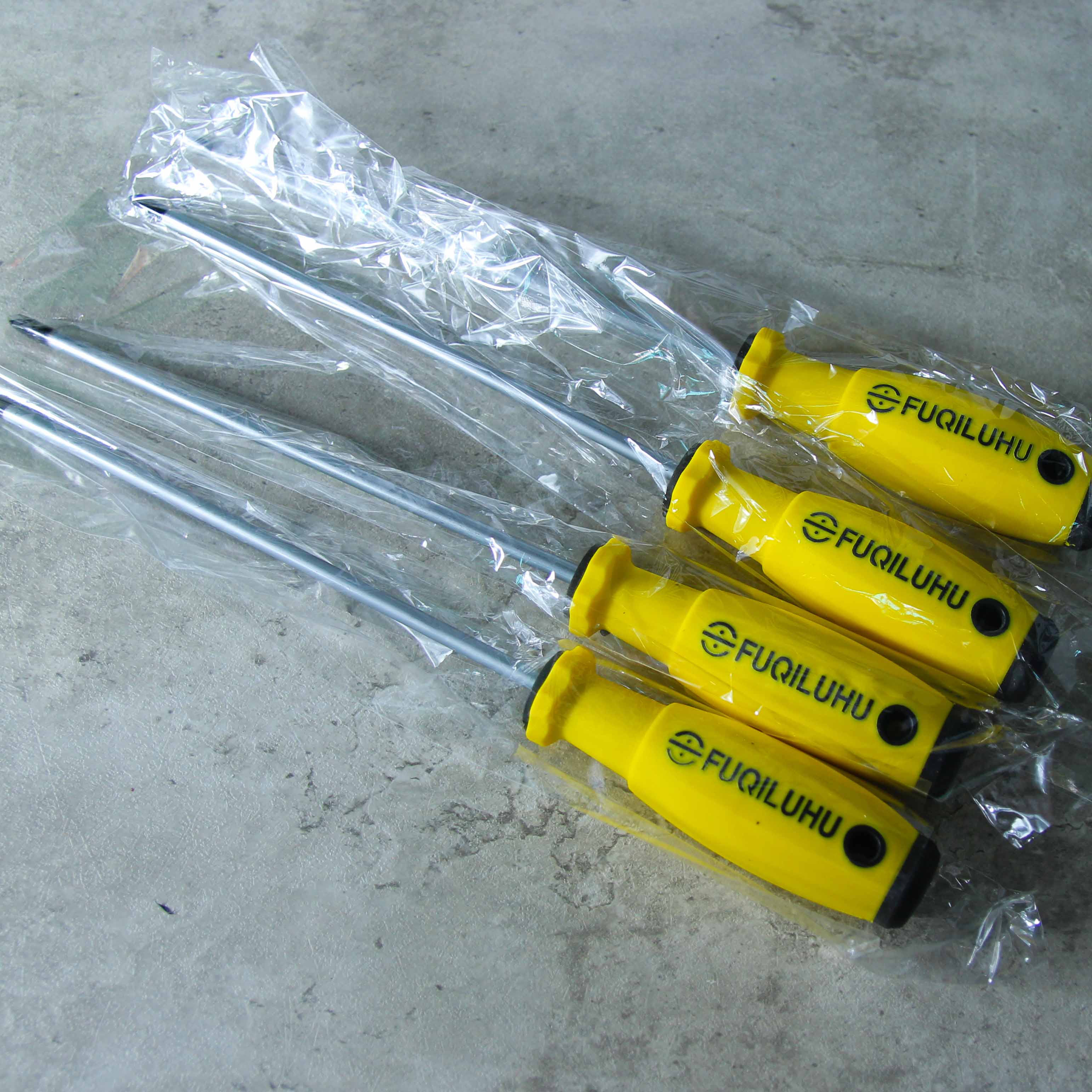 Yellow handle 8 inch screwdriver + - Image 3