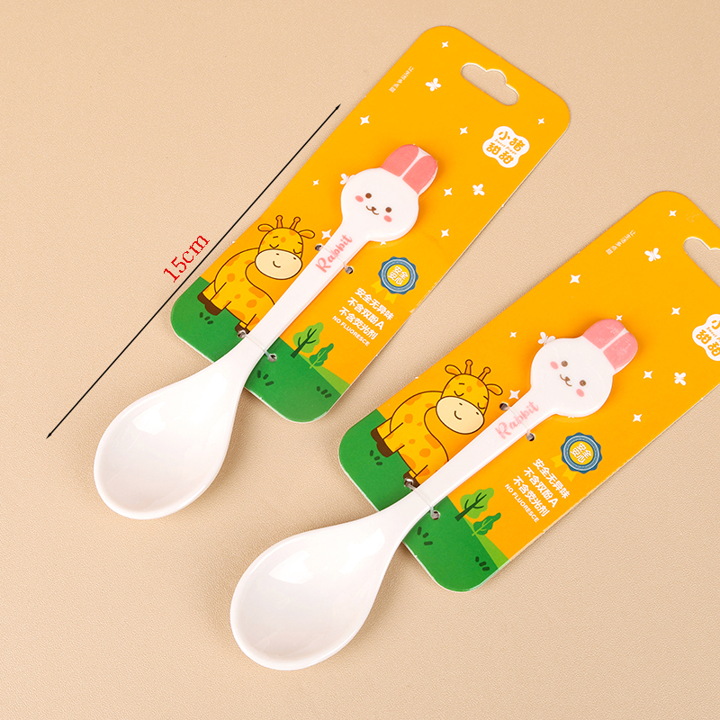XZ8178 cartoon short handle spoon (food grade)