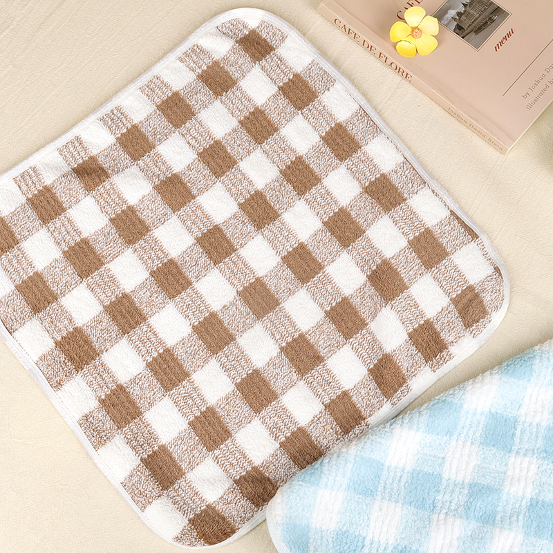 013 plaid square towel (35*35) - Image 3