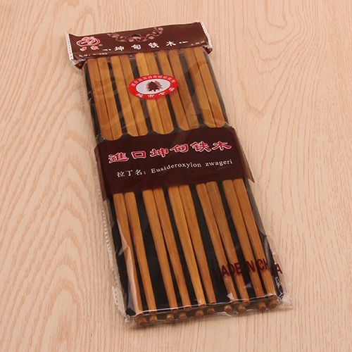 10 Pairs of Ironwood Chopsticks