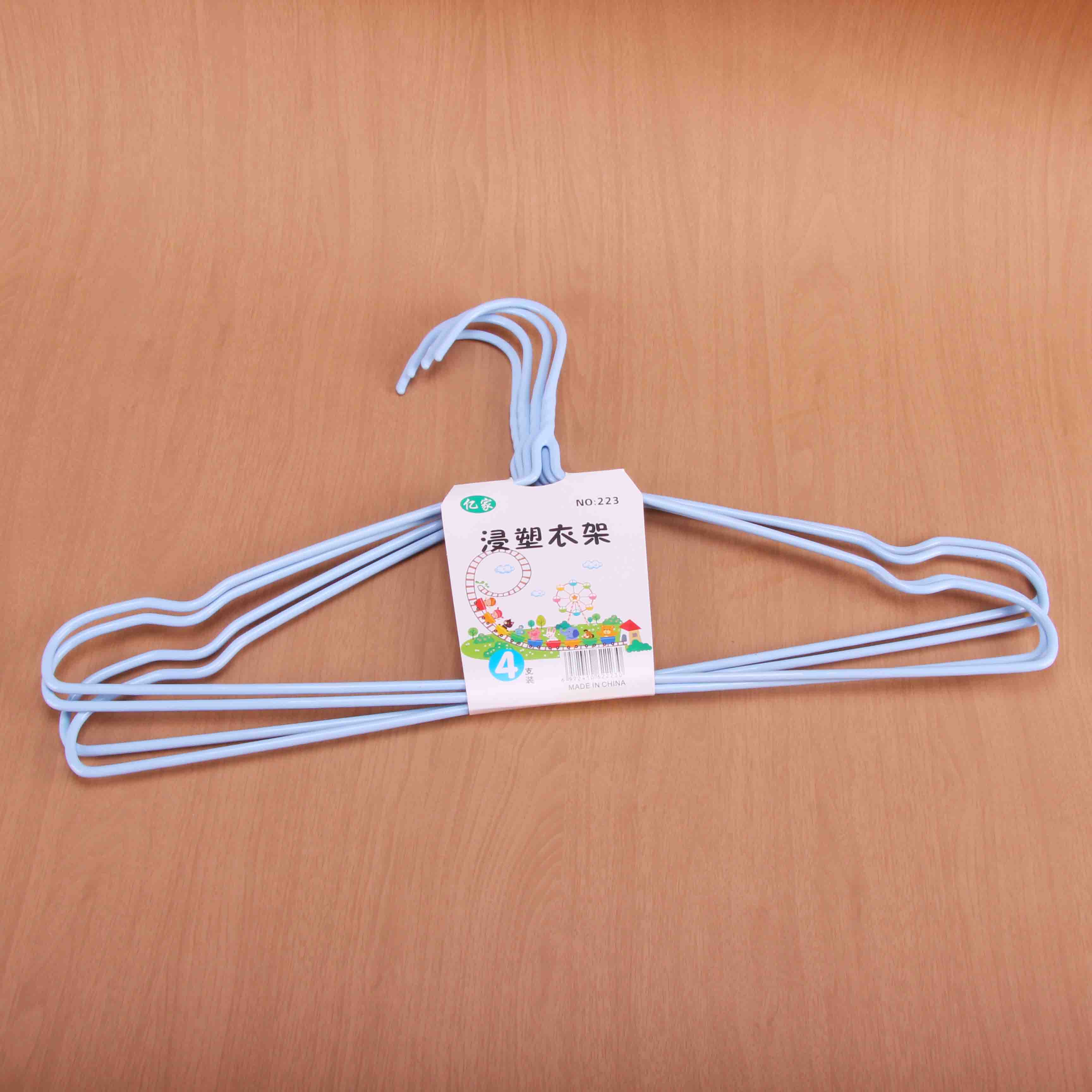 223 Four hangers without hooks