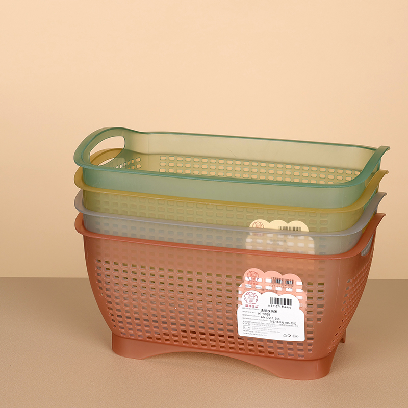 HT5038 transparent square storage basket (24*17.2*11) - 图片 4