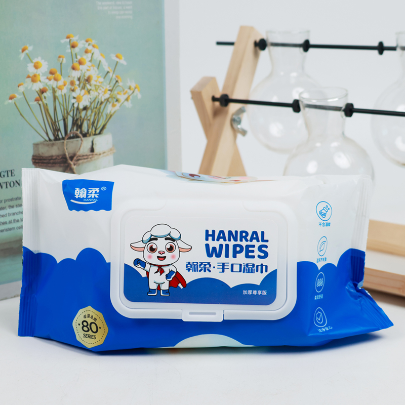 Han Rou 1361 Rou Ya Sheep Baby Hand and Mouth Wipes