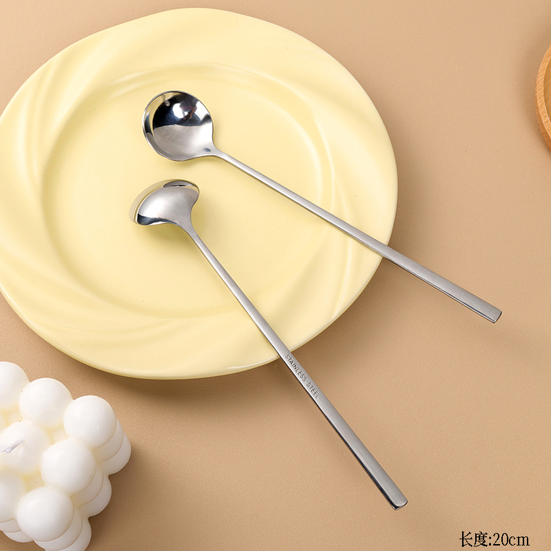 small size Korean-style round spoon