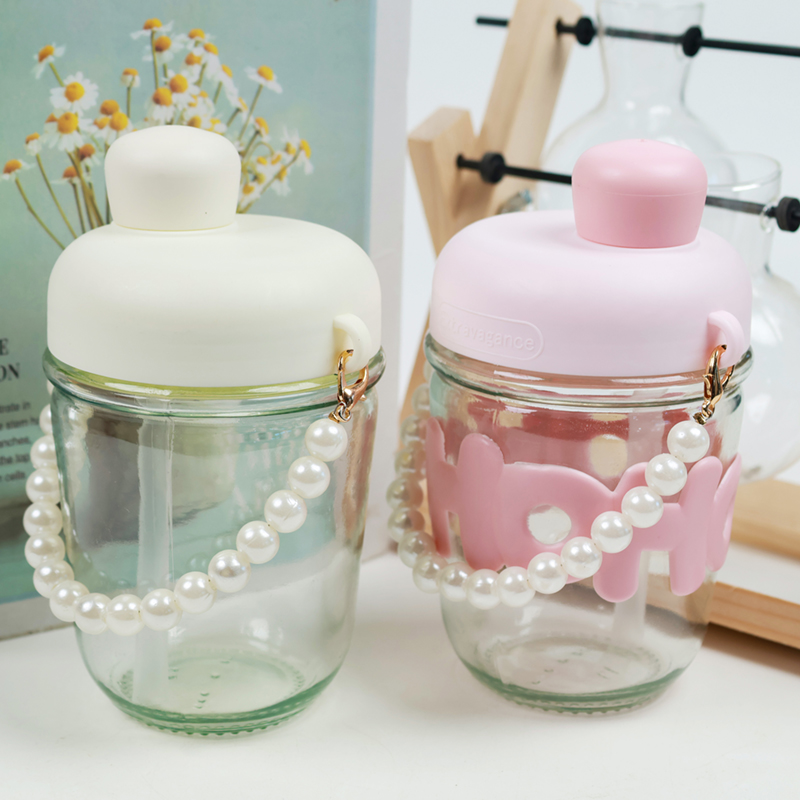 Pearl Straw Drink Cup (420ml)