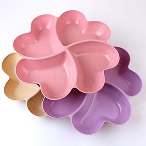 3347-1 Plum Blossom Four-Grid Fruit Tray