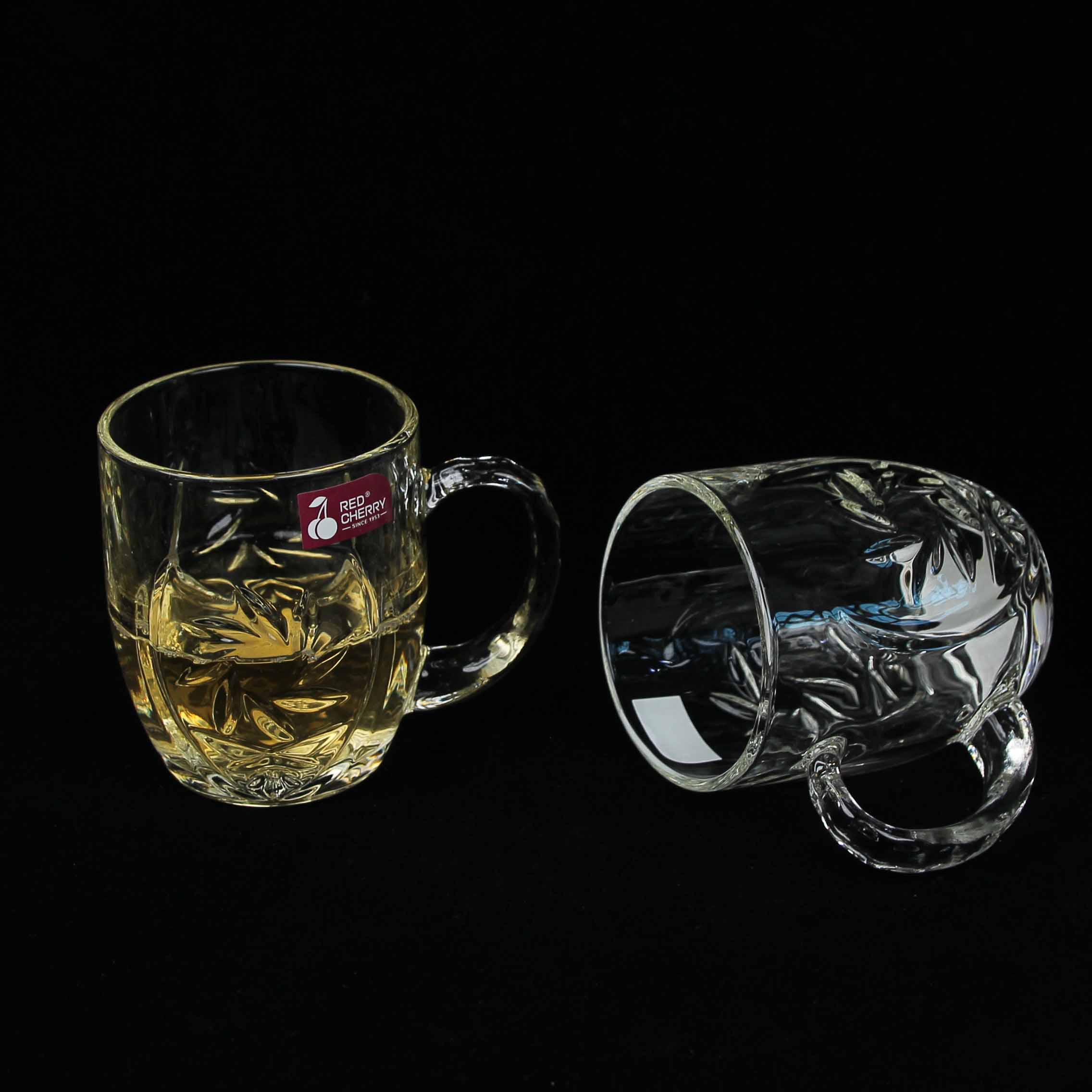 Red Cherry Zb22 Glass Mug - Ảnh 2