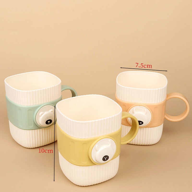 0305 two-color rabbit mouth cup
