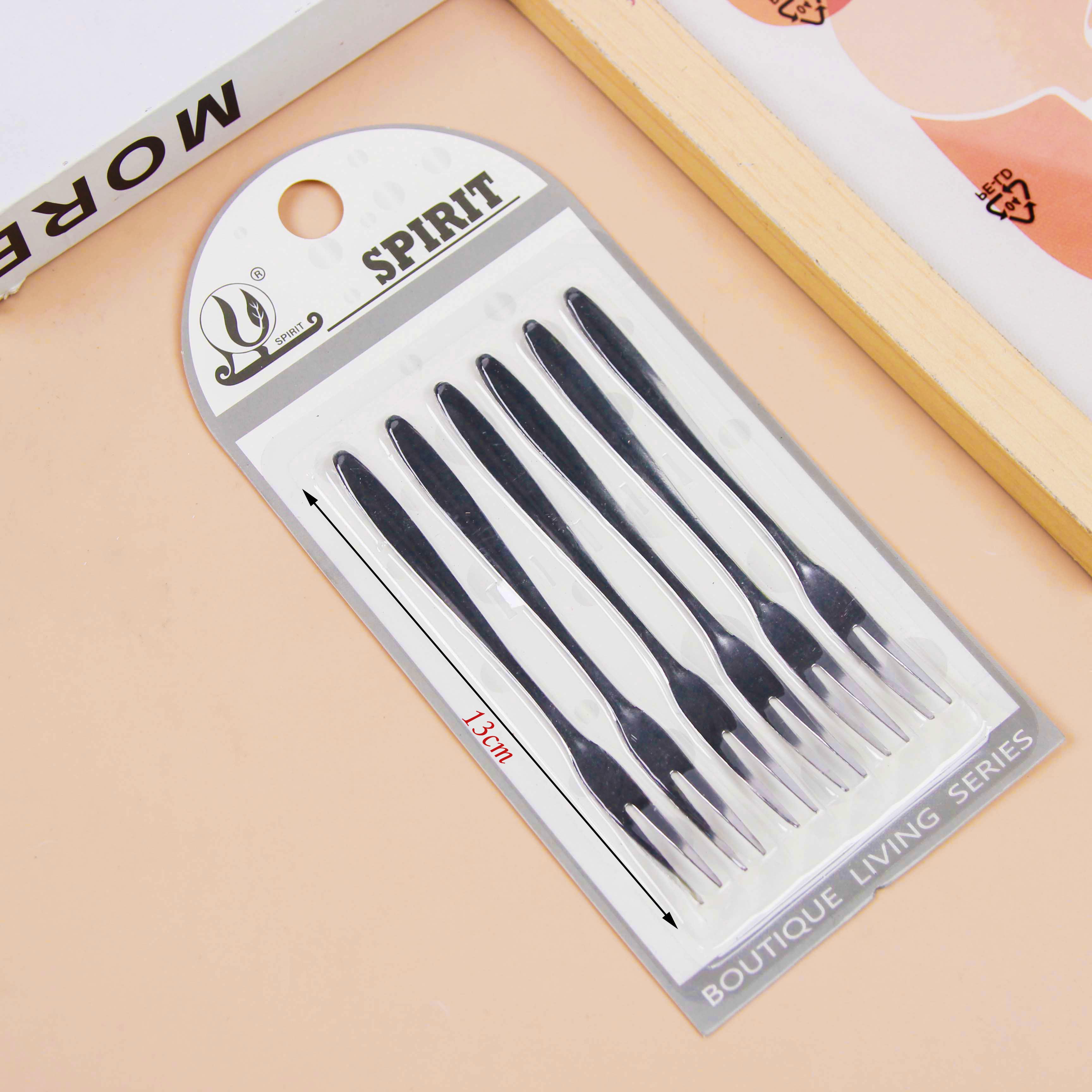 G017 stainless steel 6 fruit fork