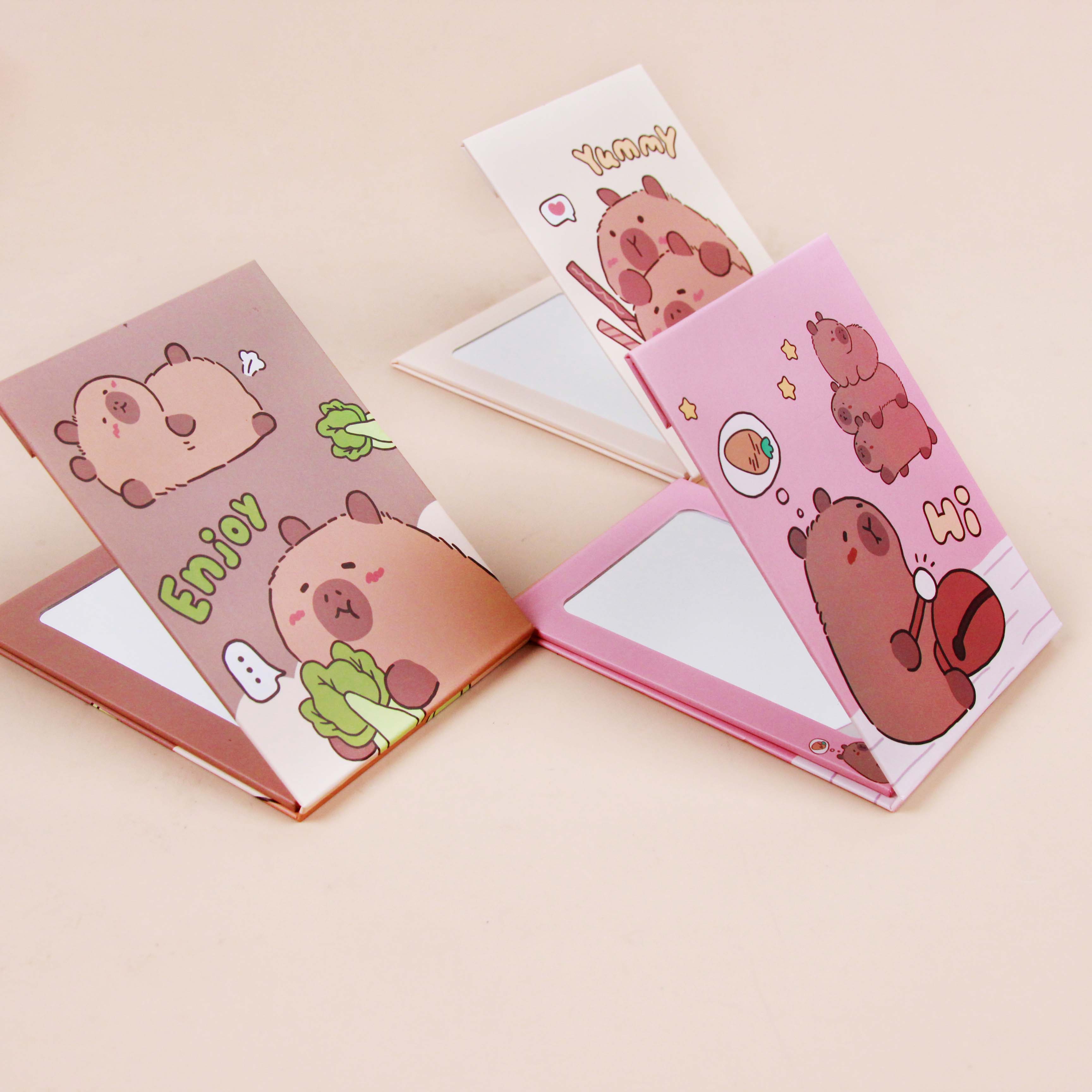 14366239 folding paper mirror (9.4*13.2cm)255 random