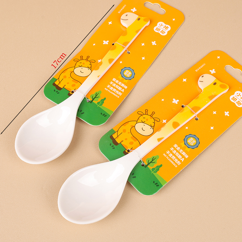 XZ8177 cartoon long handle spoon (food grade)