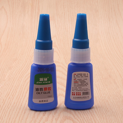Little blue bottle oil-based glue
