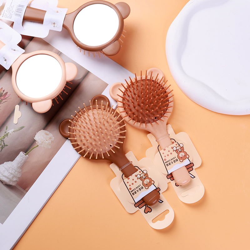 2103 elevator milk tea air cushion mirror comb